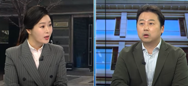 ▲ 이경 전 더불어민주당 선대위 대변인(왼쪽)과 장예찬 전 국민의힘 선대본부 청년본부장이 18일 YTN 뉴스라이브에 출연해 논쟁을 벌이고 있다. ⓒYTN 유튜브 캡처