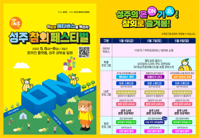 ▲ 성주군은 5월 6일~8일 3일간 사계절 축제의 시작을 알리는 제7회 성주참외페스티벌을 개최한다.ⓒ성주군