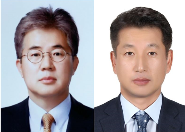 ▲ (왼쪽부터) 이영창 신한금융투자 대표이사 사장, 김상태 사장 내정자 ⓒ신한금융지주