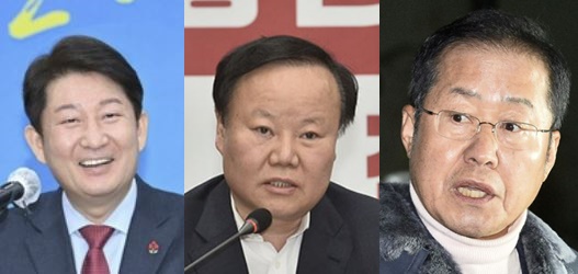▲ 국민의힘 최고위원회가 결정한 차기 지방선거 출마와 관련해 ‘현역 의원 -10%, 무소속 출마 전력 -15%’ 지방선거 공천 규정이 대구시장 구도를 크게 출렁이게 하고 있다(왼쪽부터 권영진 대구시장, 김재원 최고위원, 홍준표 의원).ⓒ각 후보자 측