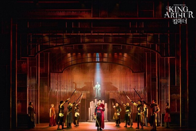 ▲ 뮤지컬 '킹아더' 공연 장면.ⓒ알앤디웍스
