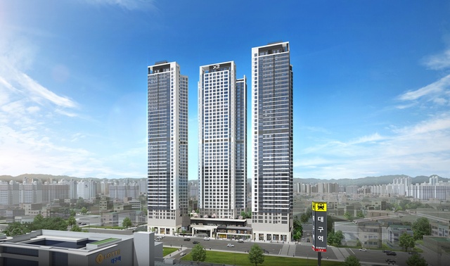 ▲ ‘대구역자이 더 스타’ 투시도.ⓒGS건설