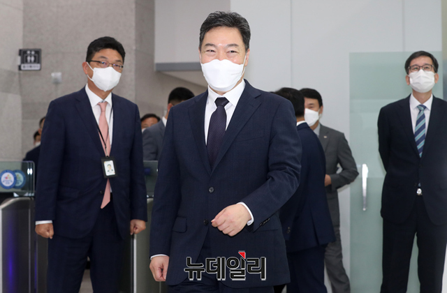 ▲ 김오수 검찰총장이 지난해 9월1일 금융·증권범죄수사협력단 출범식에 참석하고 있다.ⓒ강민석 기자