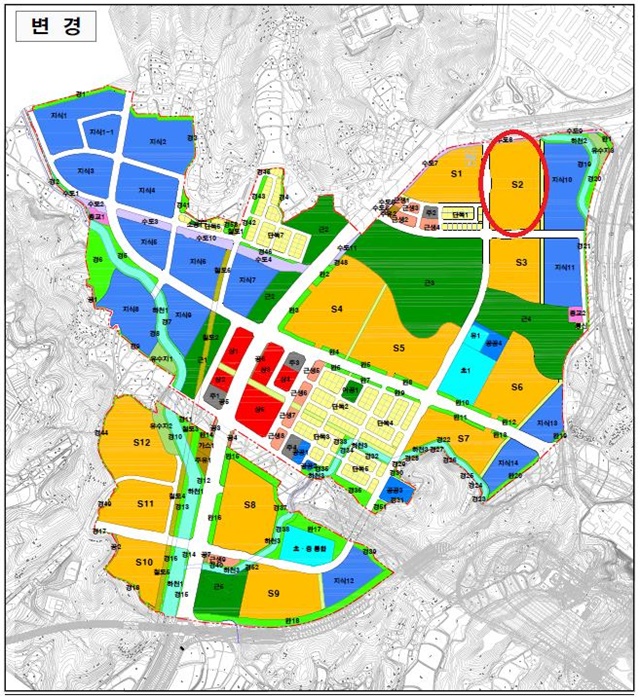 ▲ 과천지식정보타운S-2 위치도. ⓒ한국토지주택공사