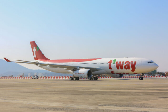 ▲ 티웨이항공 A330. ⓒ티웨이항공