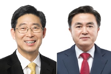 ▲ 양승조 충남도지사(좌), 김태흠 국회의원.ⓒ충남도, 김태흠 의원실