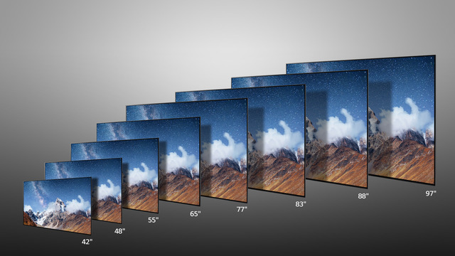 ▲ 2022년형 LG 올레드 TV 인치별 풀 라인업 이미지 ⓒLG전자