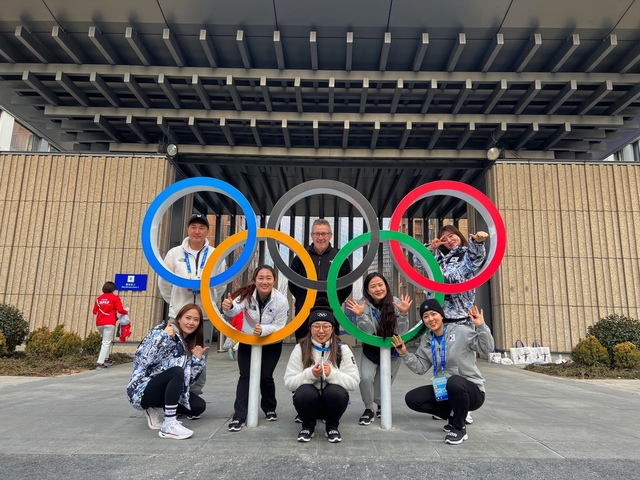 ▲ 신보옥(31) 씨는 현재 평창선수촌에서 여자 컬링 국가대표팀의 의무·체력 파트의 트레이너를 맡아 선수들의 훈련과 몸 상태 관리를 담당한다.ⓒ대구보건대