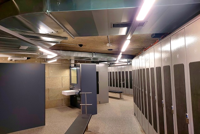 ▲ 그린델발트 터미널 내부에 있는 스키 라커.ⓒ뉴데일리DB