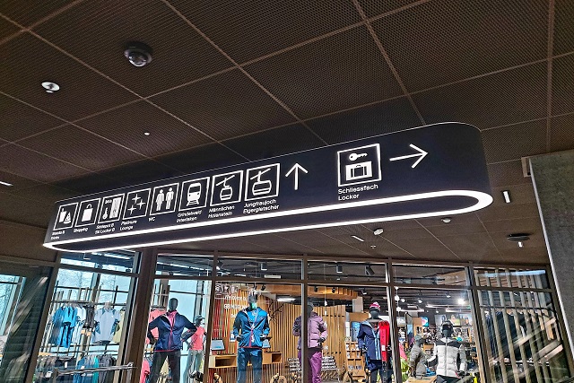 ▲ 그린델발트 터미널 내부 안내 그림.ⓒ뉴데일리DB