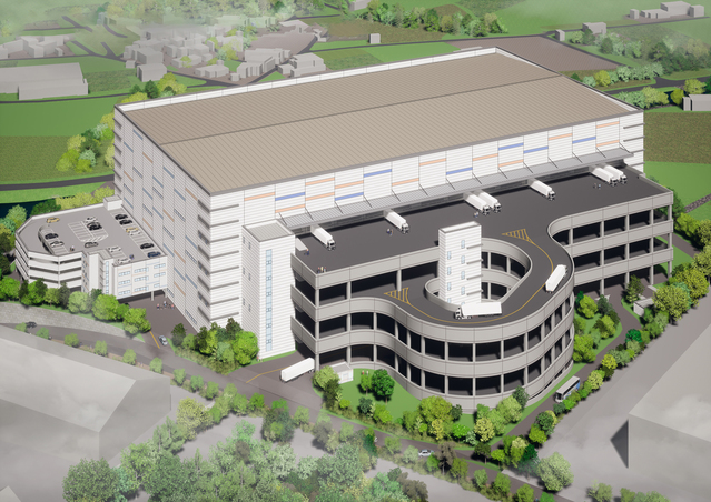 ▲ 충북 음성 금왕테크노밸리 물류센터 조감도.ⓒ동양