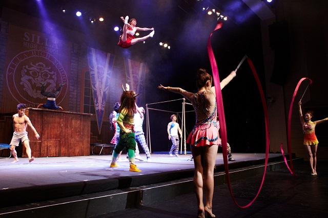 ▲ 지난해 ‘인피니티 플라잉’ 공연 사진.ⓒ경주엑스포