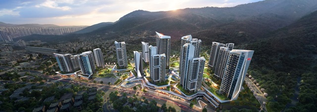 ▲ 상계1구역 주택재개발정비사업 조감도. ⓒHDC현대산업개발