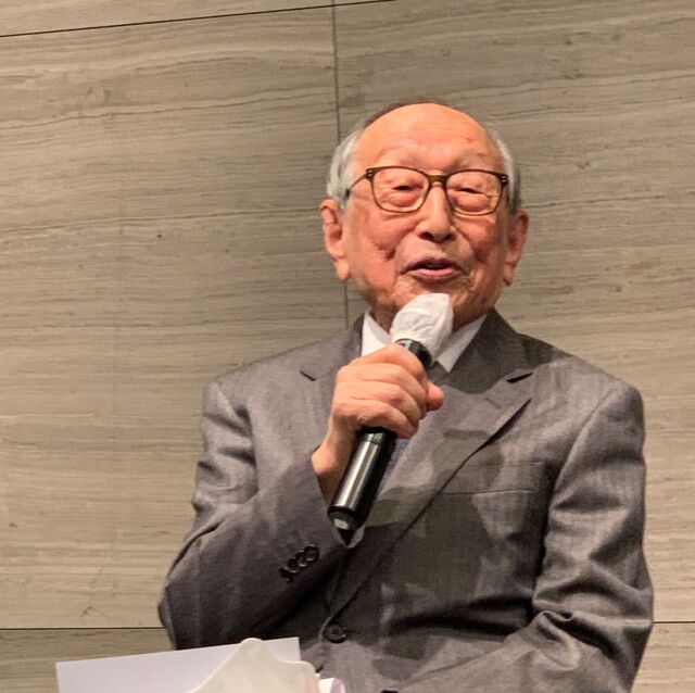 ▲ 트러스트포럼에서 강연하는 김형석 교수.ⓒ뉴데일리