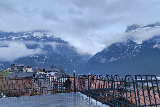 ▲ 호텔 발베르데에서 바라본 그린델발트 풍경.ⓒ뉴데일리DB