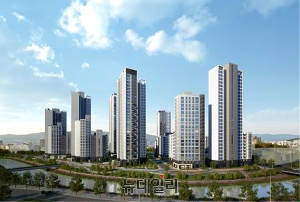 ▲ 강북구 번동 일대 모아타운 및 우이천변 조감도 ⓒ서울시