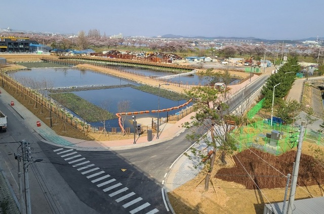 ▲ 조치원읍 남리에 설치된 비점오염저감시설.ⓒ세종시