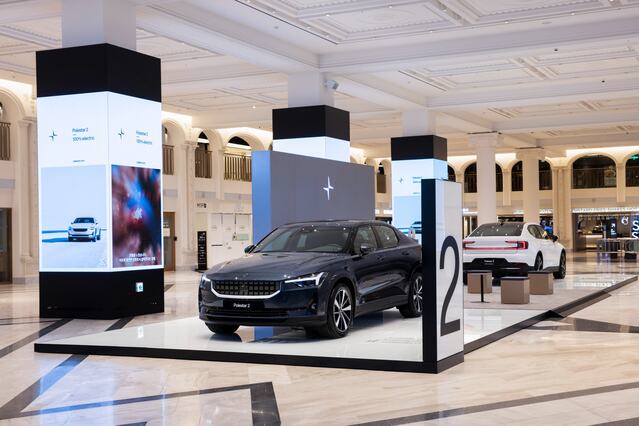 ▲ 폴스타가 주요 거점에서 팝업스토어를 통해 '폴스타2' 고객접점 확대에 나선다. ⓒ폴스타코리아