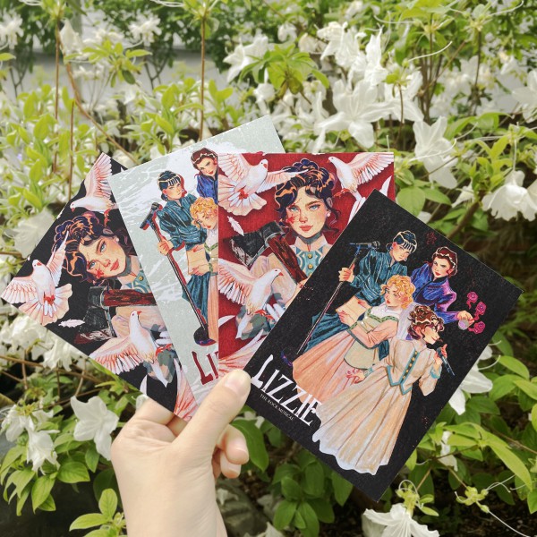 ▲ 뮤지컬 '리지' 일러스트 엽서 이미지.ⓒ쇼노트