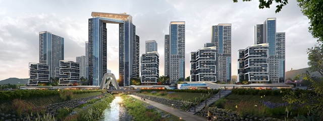 ▲ '과천 주공 8·9단지 재건축 정비사업' 투시도. ⓒ현대건설