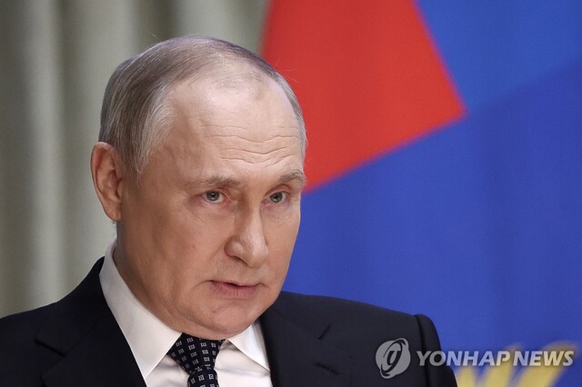 ▲ 블라디미르 푸틴 러시아 대통령.ⓒ연합뉴스