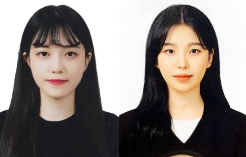 ▲ 청주대학교가 세계적 권위의 국제 디자인 어워드인 ‘IDEA 2022’에서 2명이 본상을 수상하며 ‘15년 연속, 세계 3대 디자인 어워드 수상’이라는 진기록을 수립했다. 사진은 김지수 학생(좌)과 이다빈 학생.ⓒ청주대