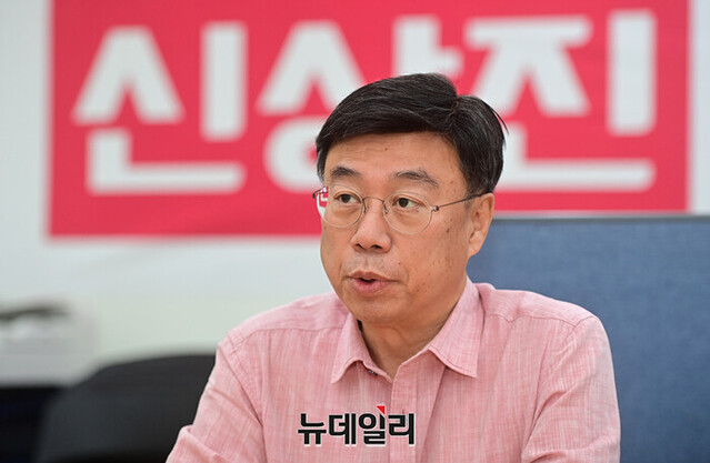 ▲ 6.1 지방선거에서 성남시장에 출마한 신상진 예비후보.ⓒ경기 성남=정상윤 기자