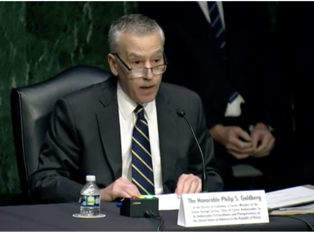 ▲ 필립 골드버그 상원 인사청문회ⓒ미국 상원