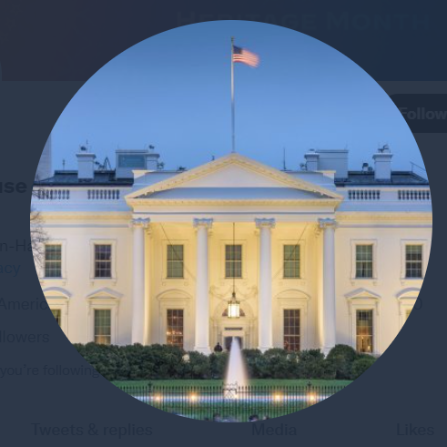 미국 백악관 전경 ⓒ백악관 트위터 캡처