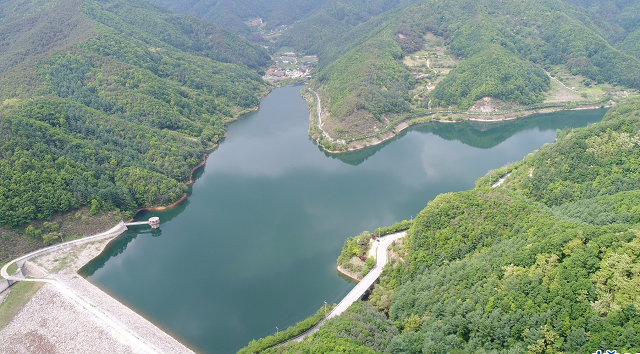 ▲ 봉화군 물야저수지 전경.ⓒ봉화군