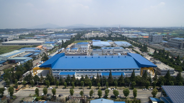 ▲ 수소연료전지 생산을 위한 두산퓨얼셀 익산공장. ⓒ두산퓨얼셀