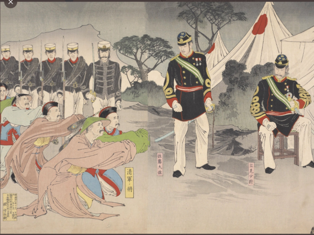 ▲ 청일전쟁에서 승리한 일본ⓒ트위터 propagandopolis 캡처