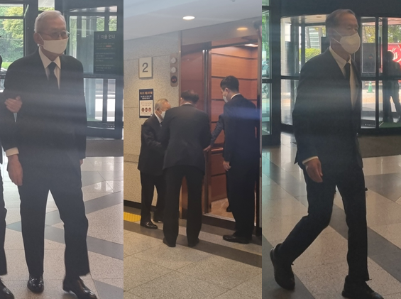 ▲ 정재은 신세계그룹 명예회장, 손경식 CJ그룹 회장, 허창수 GS 명예회장