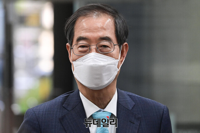 ▲ 한덕수 국무총리 후보자. ⓒ뉴데일리