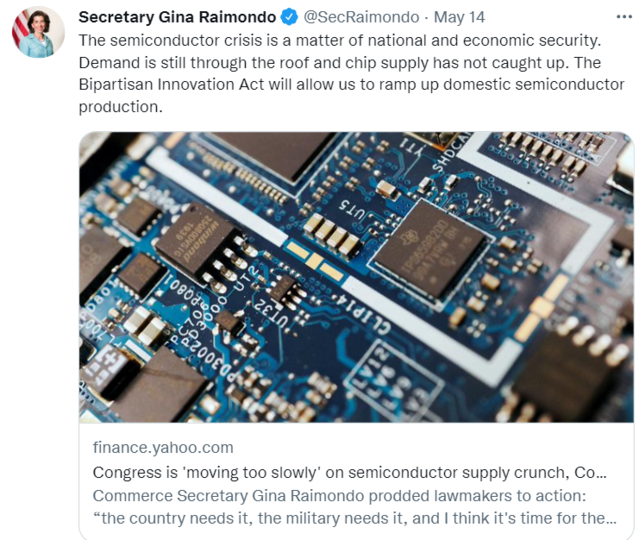 ▲ 반도체 대란 겪는 러시아ⓒ트위터 캡처