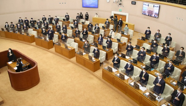 ▲ 대전시의회 본회의장.ⓒ대전시의회