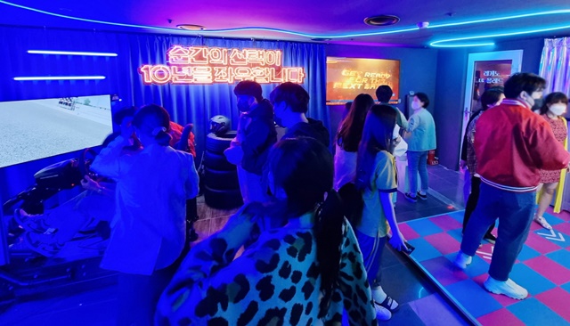 ▲ LG 올레드 TV 이색 체험공간 금성오락실. ⓒLG