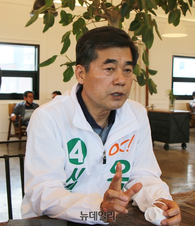 ▲ 경산 시민협의체 단일후보인 오세혁 무소속 후보.ⓒ뉴데일리