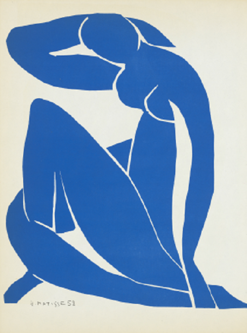 ▲ 푸른 누드 XII(Nu Bleu XII）1952 ⓒ Succession H. Matisse/Life and Joy
