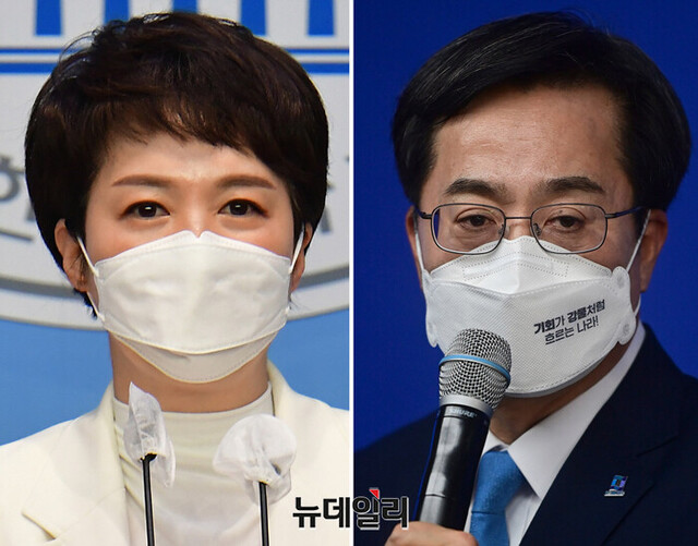 ▲ 김은혜(왼쪽) 국민의힘 경기지사 후보와 김동연 더불어민주당 경기지사 후보. ⓒ뉴데일리 DB
