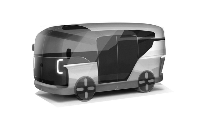 ▲ 자율주행 셔틀 이미지.ⓒKT