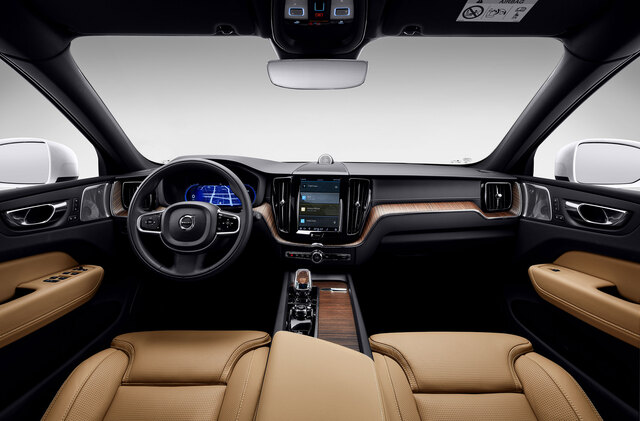 ▲ XC60의 내부 인테리어 모습.  ⓒ볼보코리아