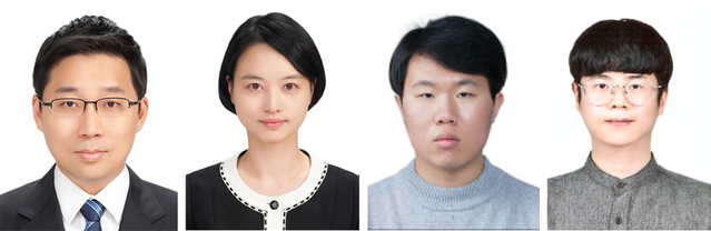 ▲ (왼쪽부터) DGIST 뇌과학과 고재원·엄지원 교수, 임동석·김동욱 석박사통합과정생.ⓒDGIST