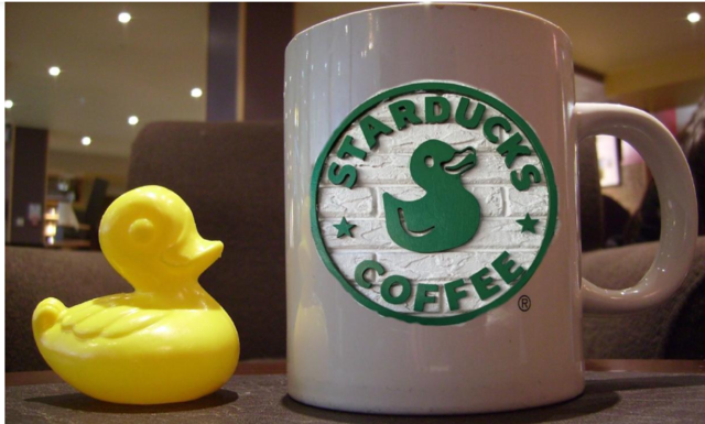 ▲ 짝퉁 스타벅스인 스타덕스ⓒ캐피털 라디오