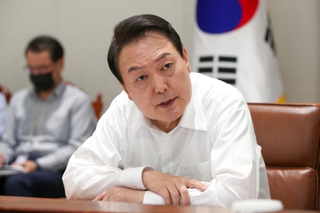 ▲ 윤석열 대통령이 30일 오전 서울 용산 대통령실 청사에서 수석비서관회의를 주재, 모두발언을 하고 있다. ⓒ대통령실