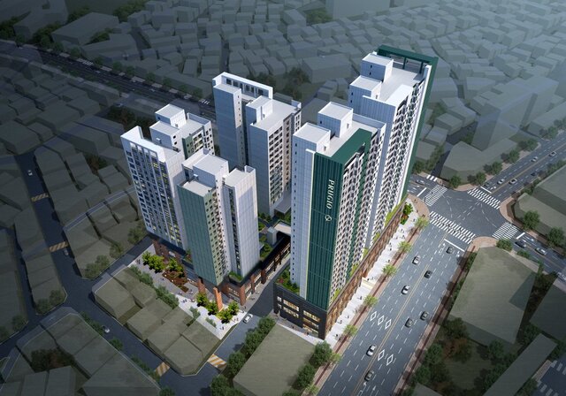 ▲ 신길 AK 푸르지오 조감도. ⓒ 대우건설