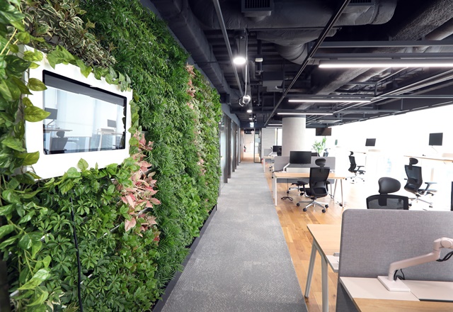 ▲ 서울 종로구 공평동 종로타워에서 출범한 'SK그린캠퍼스' 내 공유오피스 풍경. ⓒSK
