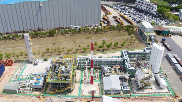 ▲ 삼성중공업 LNG 실증설비. ⓒ삼성중공업