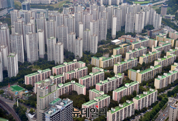 서울시내 한 아파트 단지ⓒ뉴데일리DB