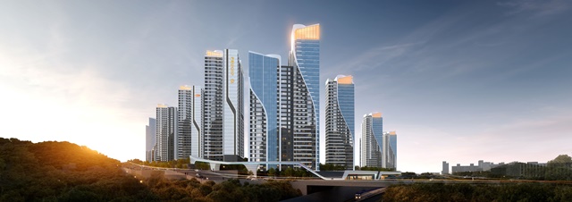 ▲ 대전 도마 변동13구역 재개발 사업 투시도. ⓒDL이앤씨